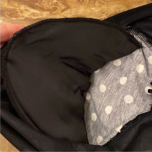 Alice+ Olivia Elegant Black Polka Dot Dress, US0 - Picture 9 of 10